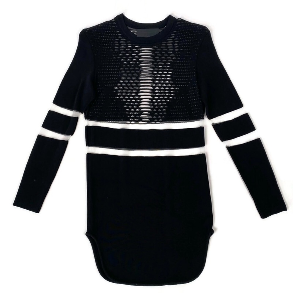 Alexander Wang Pour H&M Knitted Ribbed Sweater Pullover Made in Italy